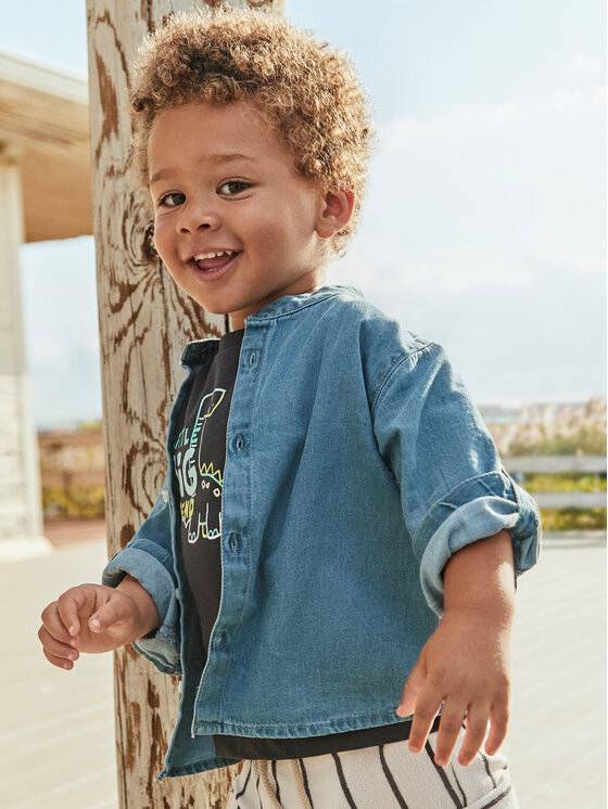 Mayoral Mayoral Jeanshemd 1118 Blau Regular Fit