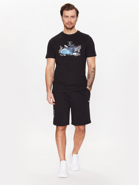 Puma Puma T-shirt Bmw M Motorsport M4 Gt3 538915 Crna Regular Fit