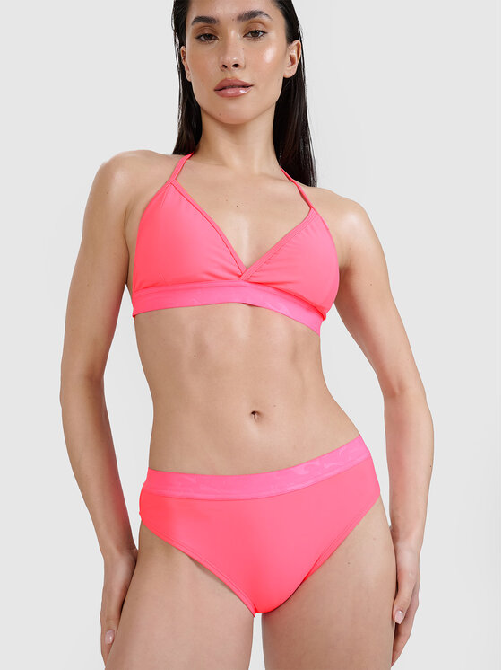 4F 4F Spodní část bikin BEACHWEAR BASIC Růžová