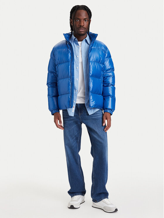 Tommy Hilfiger Tommy Hilfiger Daunenjacke MW0MW40617 Blau Regular Fit