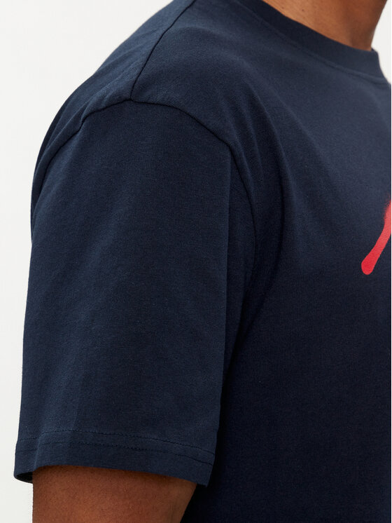 Tommy Jeans Tommy Jeans Tricou Spray Pop Color DM0DM18572 Bleumarin Regular Fit