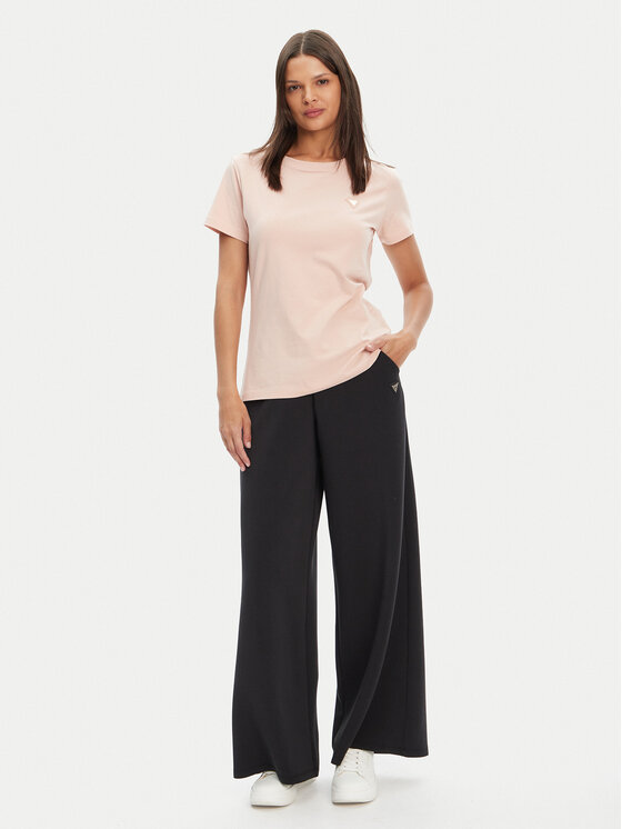 Guess Guess Marškinėliai V4YI09 J1314 Rožinė Regular Fit