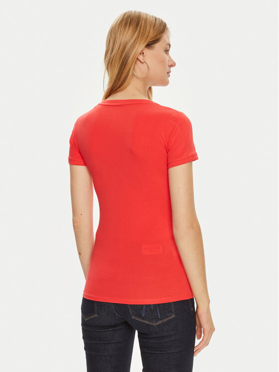 Guess Guess T-särk W2YI45 J1314 Punane Slim Fit