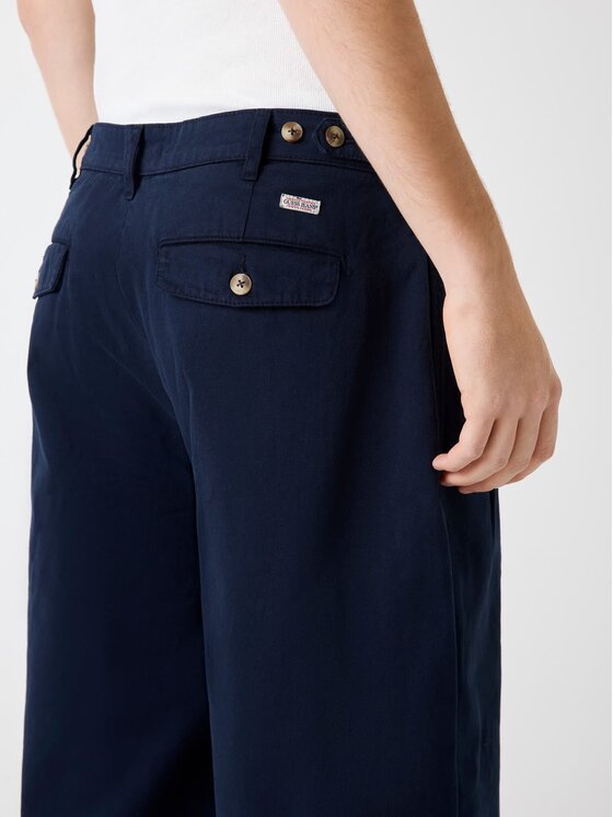 Guess Jeans Guess Jeans Текстилни панталони 180376 Син Regular Fit