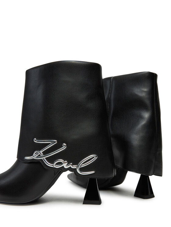 KARL LAGERFELD KARL LAGERFELD Čizme KL32044A Crna