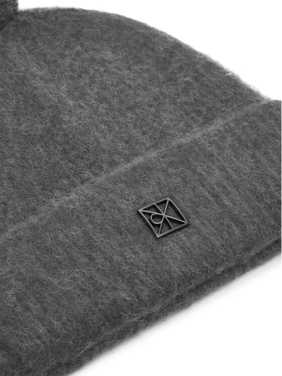Calvin Klein Calvin Klein Czapka Emblem Brushed LV04D8067G Szary