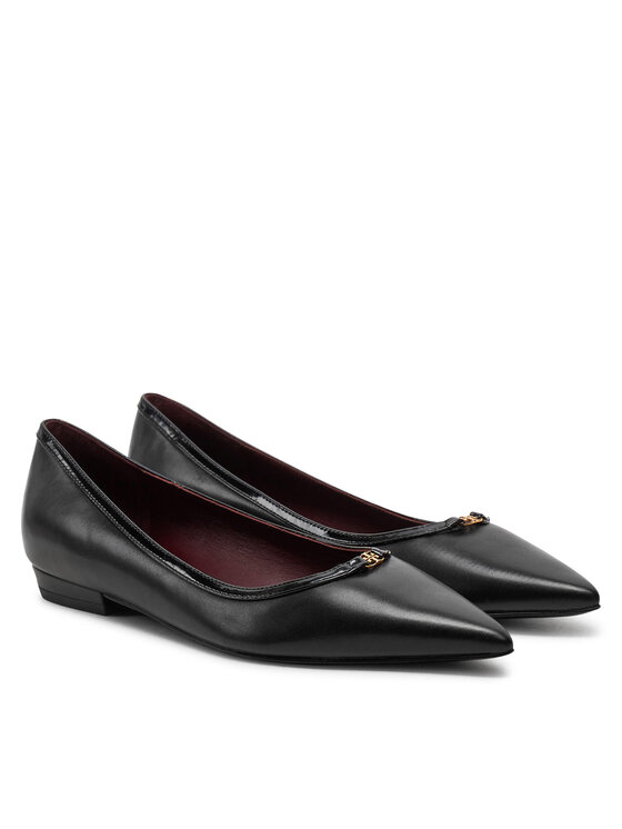 Tory Burch Tory Burch Balerina Double T Buckle 160235 Fekete