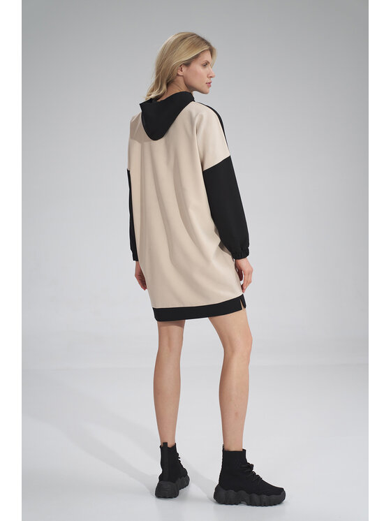 FIGL FIGL Sukienka codzienna M755 Czarny A-Line Fit