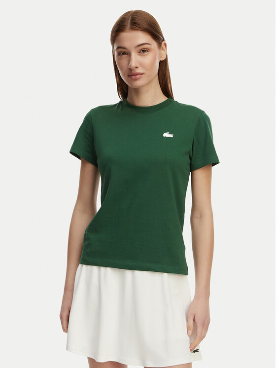 Lacoste Lacoste Póló TF9246 Zöld Slim Fit