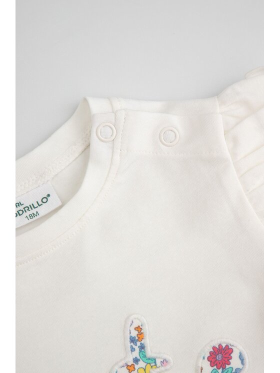 Coccodrillo Coccodrillo T-Shirt WC6143203TGN-003 Krémová Regular Fit