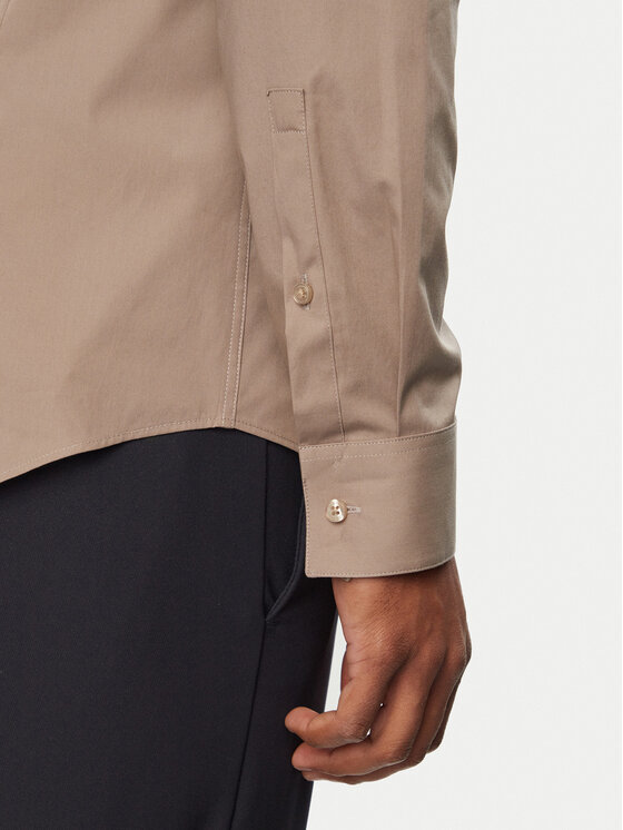 Calvin Klein Calvin Klein Camicia Essentials LV019EU037 Beige Slim Fit