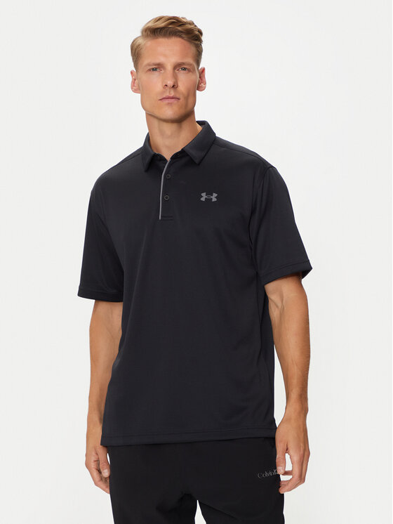 Under Armour Under Armour Polokošile UA Tech 1290140 Černá Loose Fit