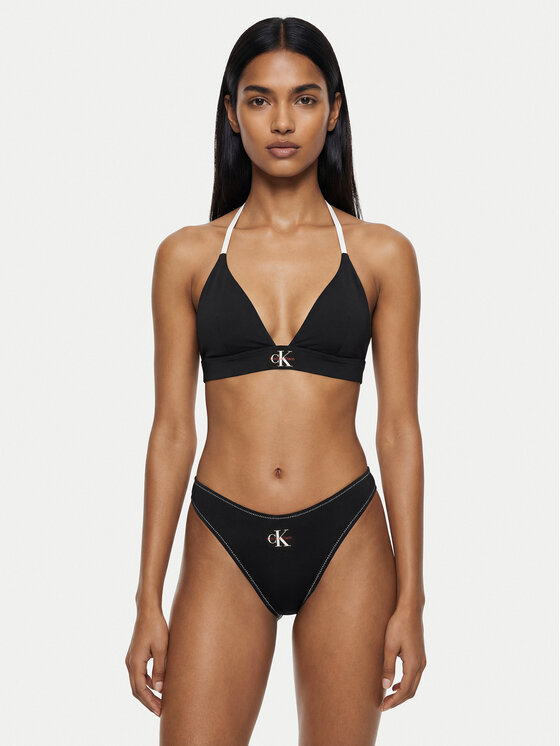 Calvin Klein Swimwear Calvin Klein Swimwear Bikini ülemine osa LV00Q61225 Must