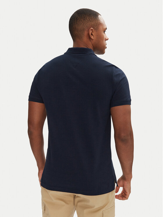 Tommy Jeans Tommy Jeans Polo särk DM0DM20676 Tumesinine Slim Fit