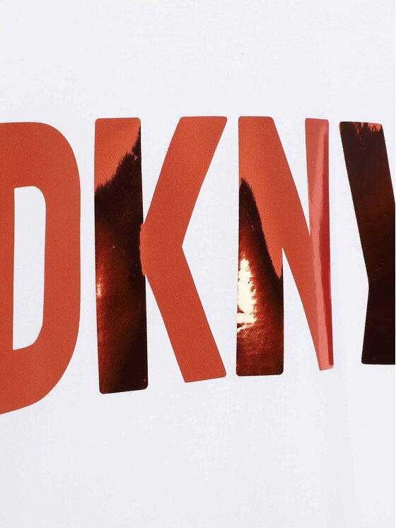 DKNY DKNY T-Shirt D35T08 S Bílá Regular Fit