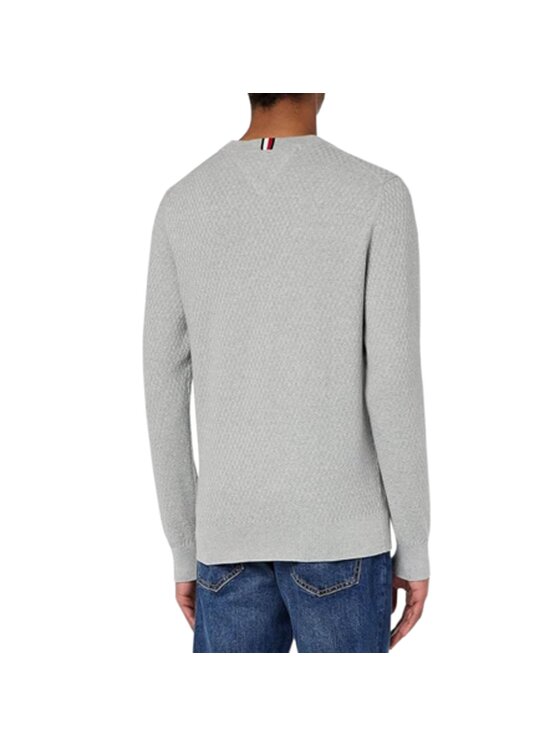 Tommy Hilfiger Tommy Hilfiger Svetr CROSS MW0MW29035 Šedá Regular Fit