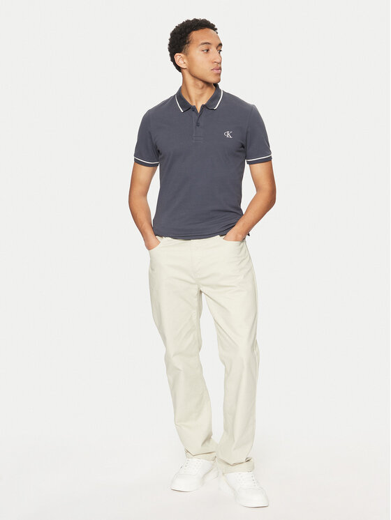 Calvin Klein Jeans Calvin Klein Jeans Tricou polo J30J315603 Bleumarin Slim Fit