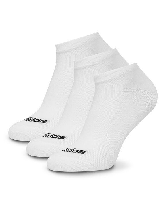 adidas adidas Krátké ponožky HT3447 3-PACK Bílá