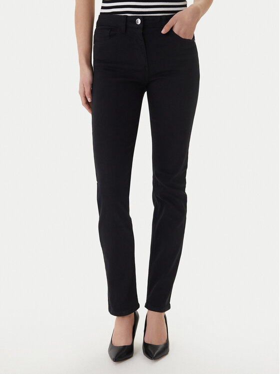 Morgan Morgan Jeansy 251-PETROI Černá Slim Fit