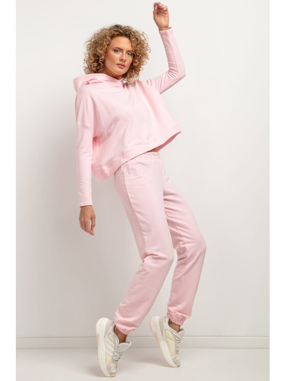 Tessita Tessita Bluza T380 Różowy Loose Fit