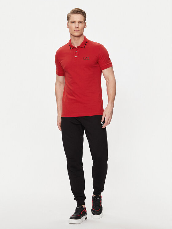 EA7 Emporio Armani EA7 Emporio Armani Polo majica 8NPF06 PJ04Z 1461 Rdeča Regular Fit