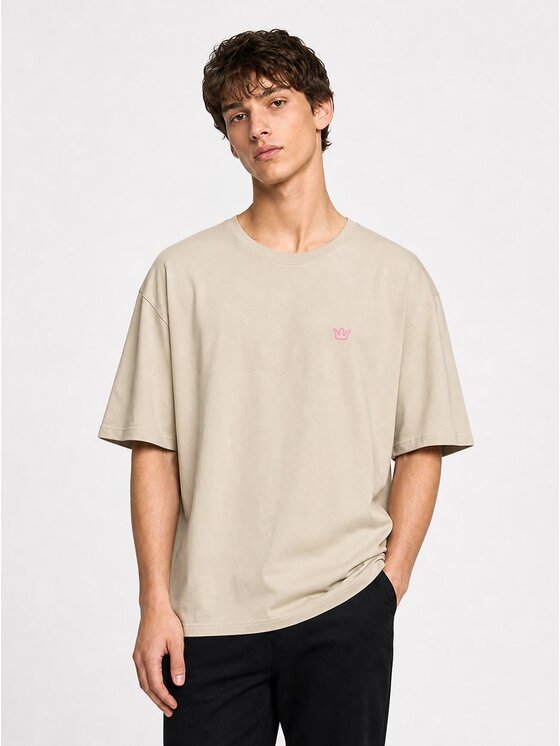 Jigga Wear Jigga Wear T-Shirt 132289 Beżowy Oversize