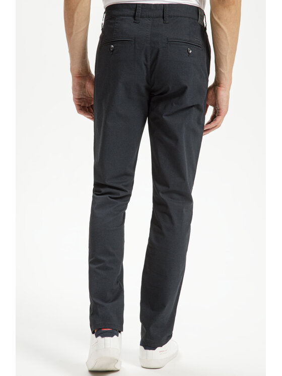 Cross Jeans Cross Jeans Chinosy E 120-240 Czarny Tapered Leg