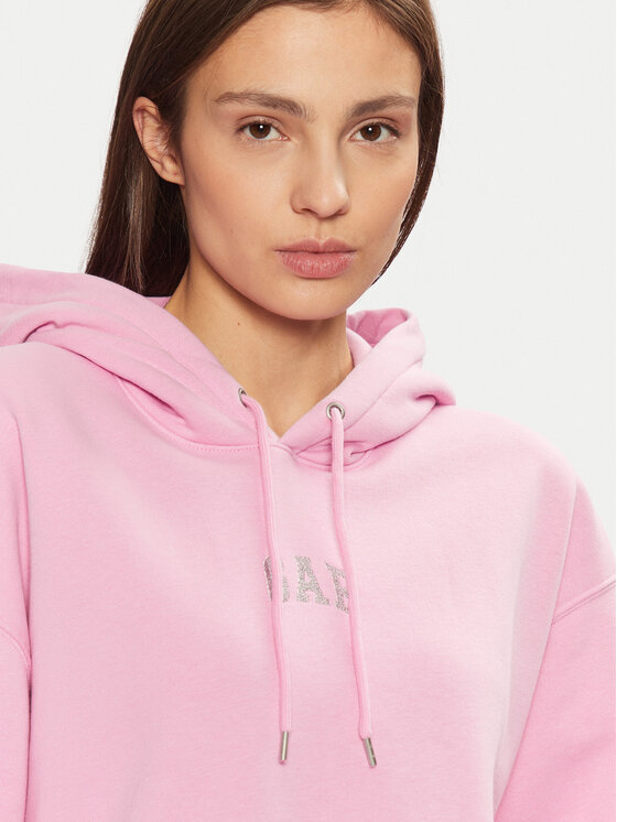 Gap Gap Mikina 588015-01 Růžová Relaxed Fit