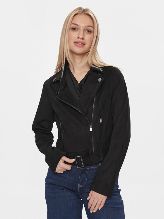 Guess Guess Bunda pro přechodné období Celeste W4RL10 WFWQ0 Černá Regular Fit