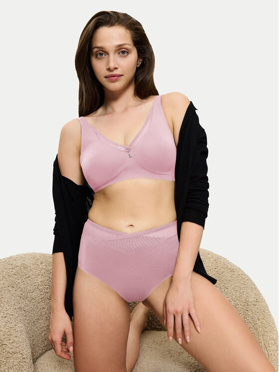 Triumph Triumph Klasične spodnje hlačke z visokim pasom True Shape Sensation 10218231 Roza