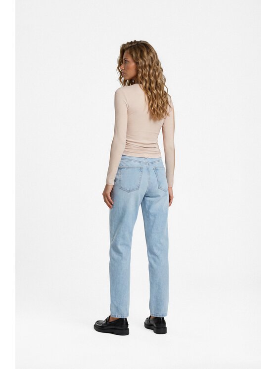 LE POSSÉ LE POSSÉ Blúzka LJZM Béžová Slim Fit