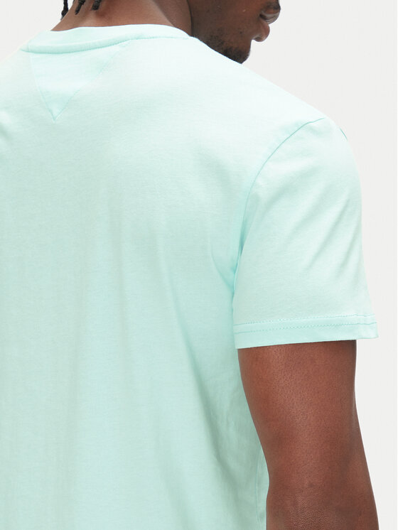 Tommy Jeans Tommy Jeans Тишърт Linear Logo DM0DM20744 Зелен Regular Fit