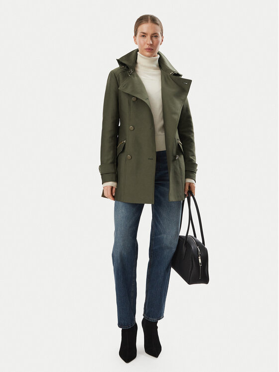 Morgan Morgan Trencz 241-GLADIA Khaki Regular Fit