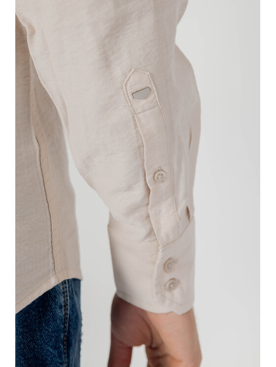 Antony Morato Antony Morato Camicia NAPOLI Beige Long Fit