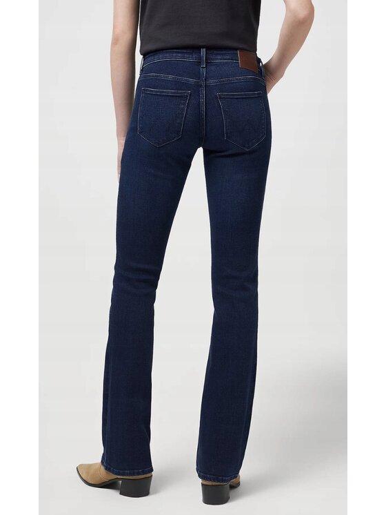 Wrangler Wrangler Jeansy Bootcut 625 Niebieski Bootcut Fit
