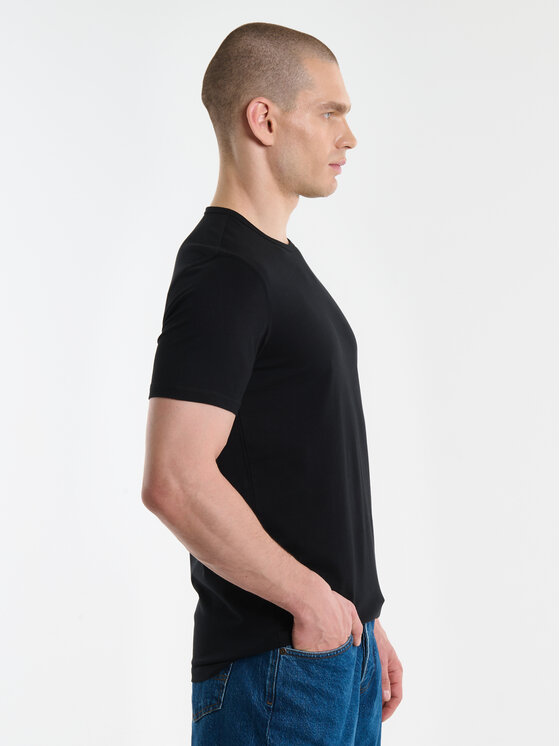 BIG STAR BIG STAR T-Shirt CLASSAC Czarny Slim Fit