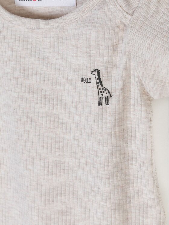 minoti minoti Body NOSBABYRIB4 Beżowy Regular Fit