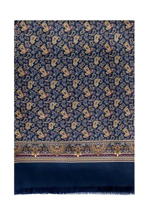 ALLORA BE UNIQUE ALLORA BE UNIQUE Scialle 100% silk Blu scuro