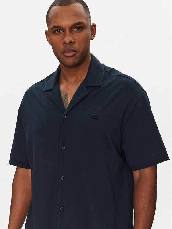 Emporio Armani Underwear Emporio Armani Underwear Camicia EM000593 AF14107 UB102 Blu scuro Regular Fit