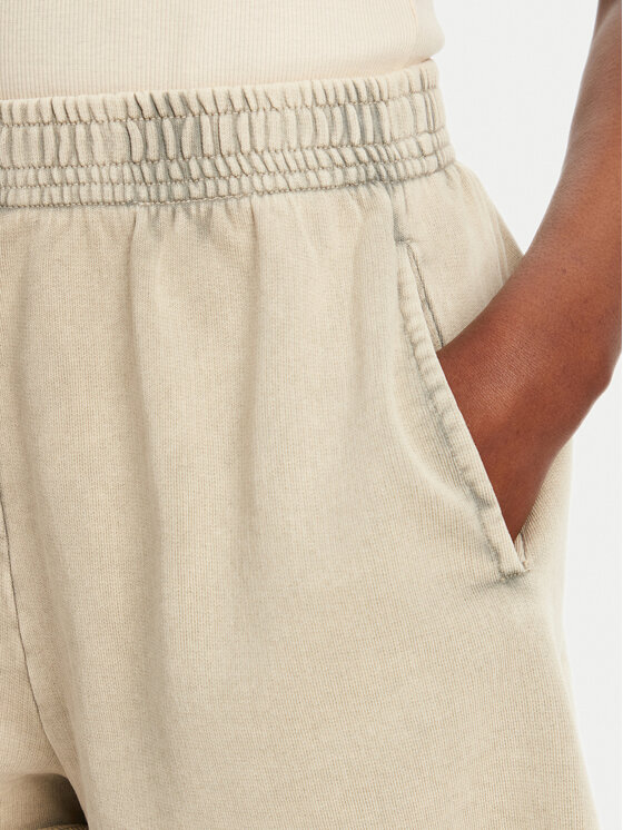 Noisy May Noisy May Pantalon scurți din material Ciara 27034217 Bej Loose Fit