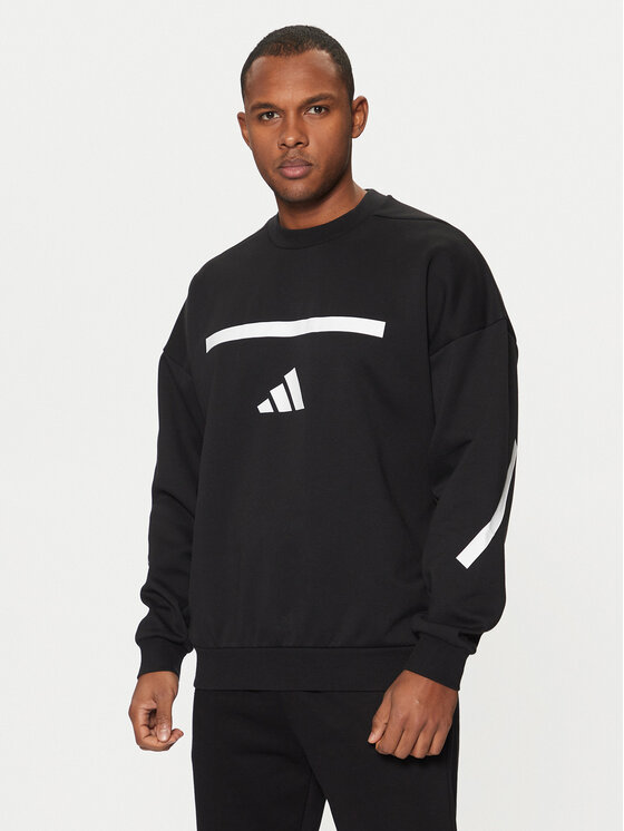 adidas adidas Bluză Z.N.E. JD5982 Negru Loose Fit