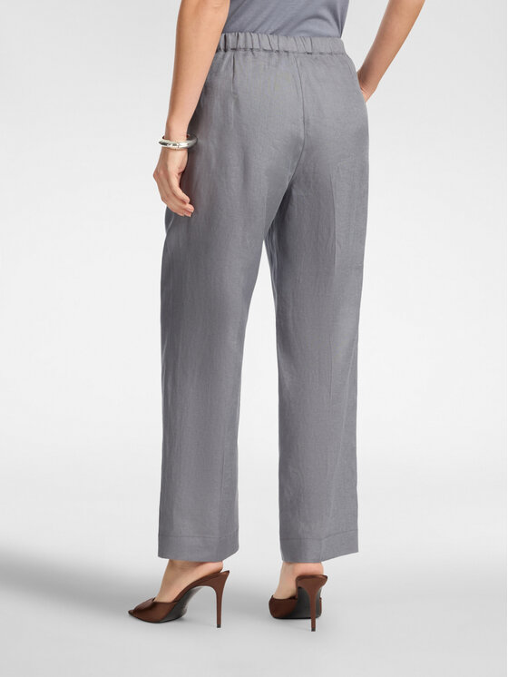 Elena Mirò Elena Mirò Spodnie materiałowe P007P000494N023 Szary Regular Fit