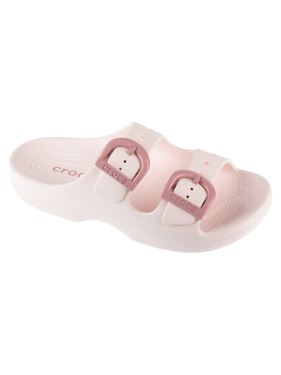 Crocs Crocs Ciabatte Saturday Enamel Buckle Sandal W Rosa