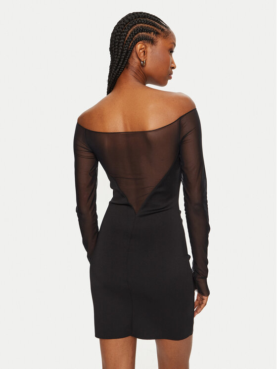 PINKO PINKO Коктейльна сукня Angres 103889 A208 Чорний Regular Fit