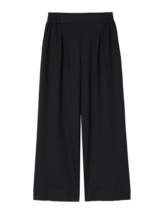 TATUUM TATUUM Spodnie materiałowe SAVANNA Czarny Loose Fit