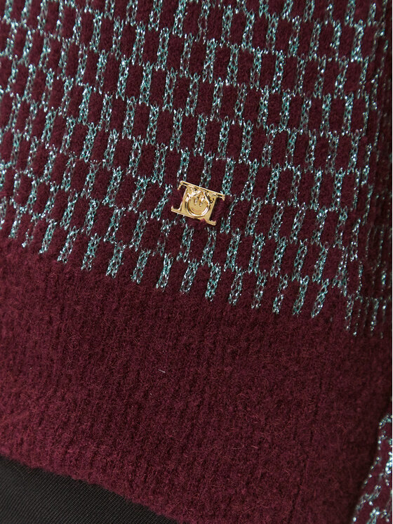 PINKO Pinko Pullover Scimpanze 102226 A1BH Dunkelrot Regular Fit