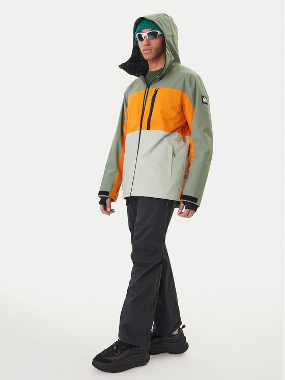 Quiksilver Quiksilver Snowboardová bunda Sycamore EQYTJ03457 Zelená Modern Fit