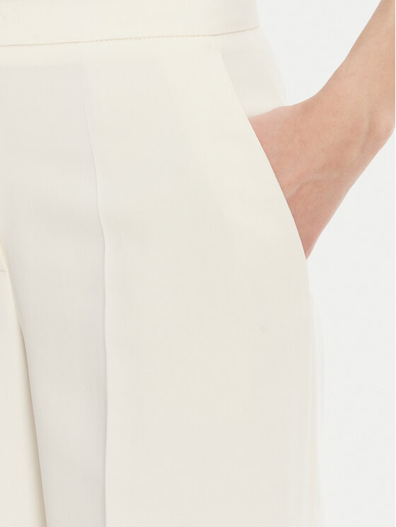 PINKO PINKO Spodnie materiałowe Pergamino 100331 A20Q Biały Regular Fit