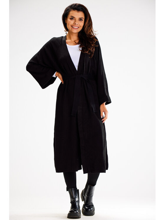 Awama Awama Kardigan A617 Černá Basic Fit