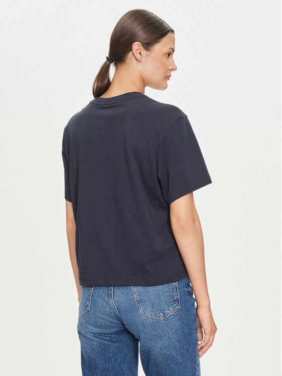 Guess Jeans Guess Jeans T-Shirt W4YI05 K8HM0 Tmavomodrá Regular Fit